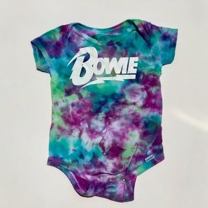 David Bowie Tie Dye Baby/Toddler Onesie